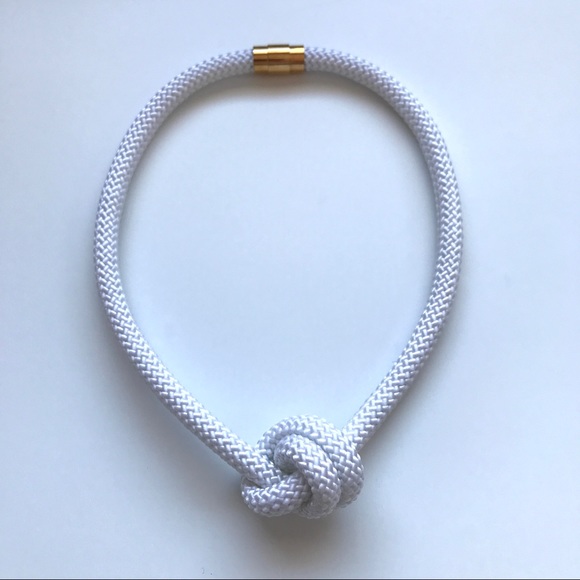 White rope necklace - Multiple ways to wear - Picture 7 of 15